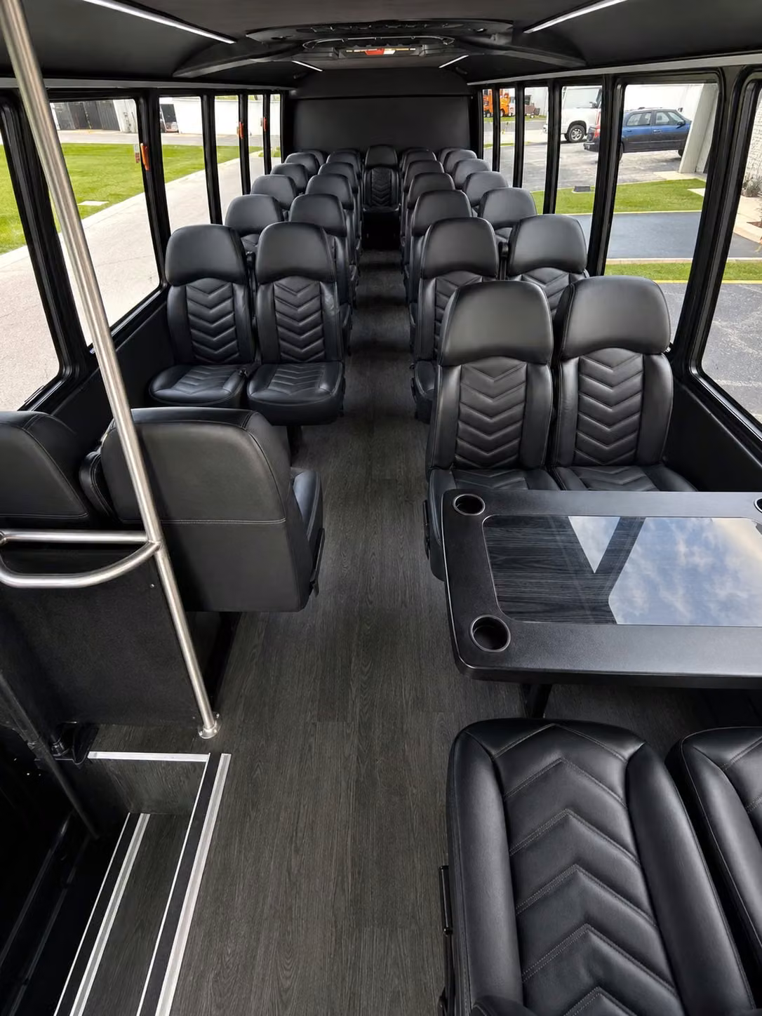 18 passenger minibus inside