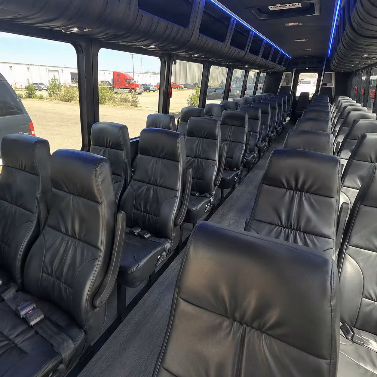 25 passenger minibus interior
