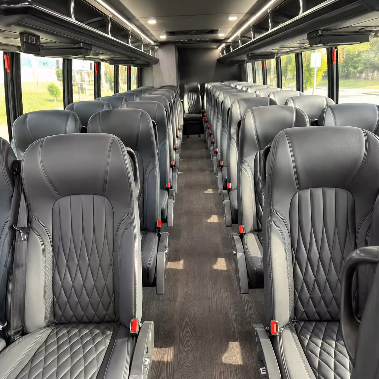 28 passenger minibus inside