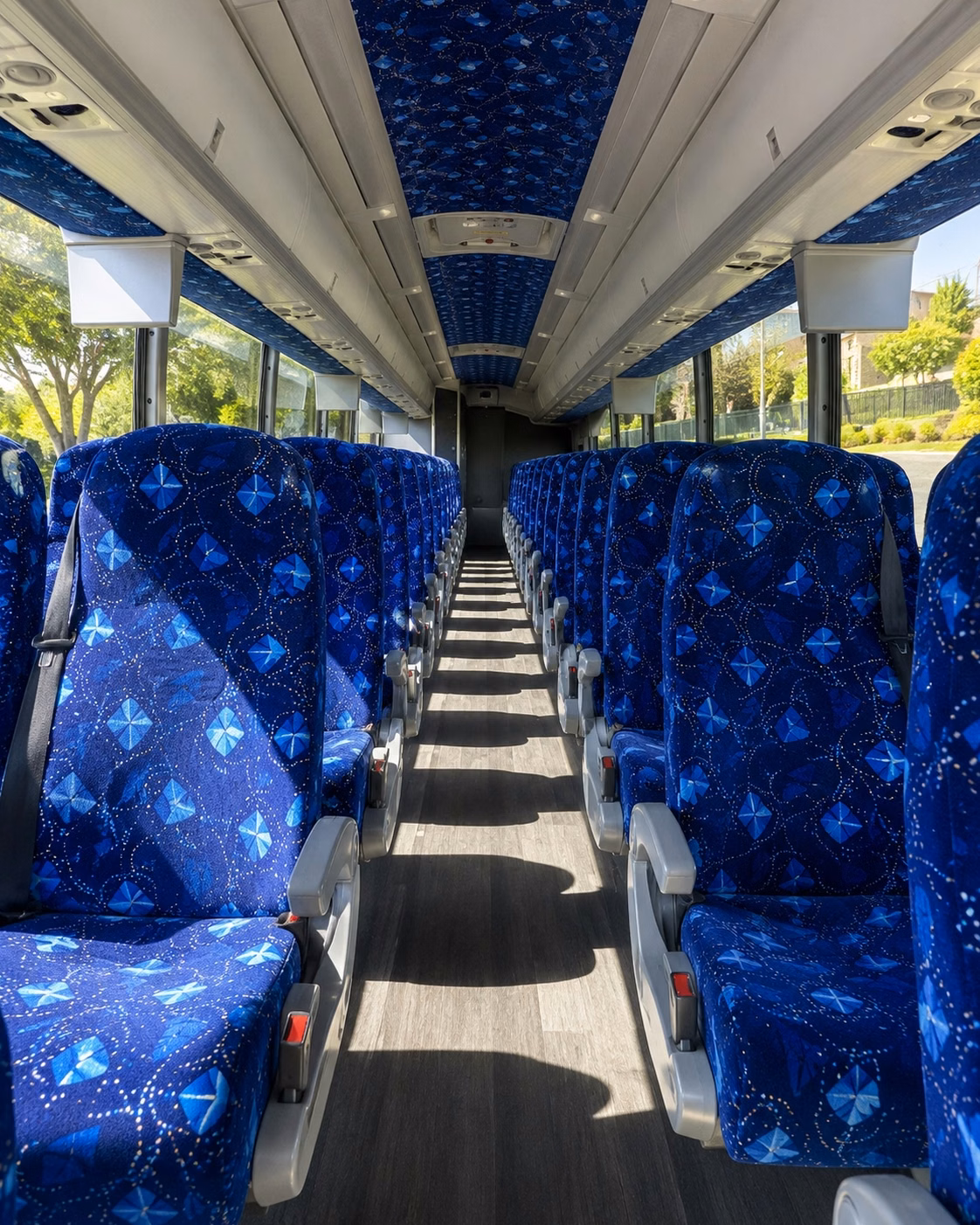 torrance charter bus interior