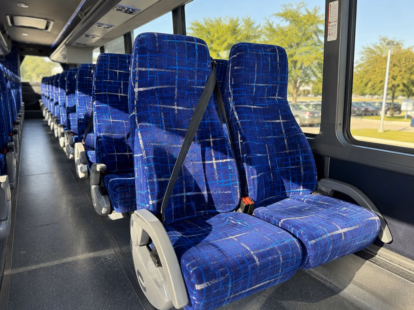 torrance charter bus rental interior